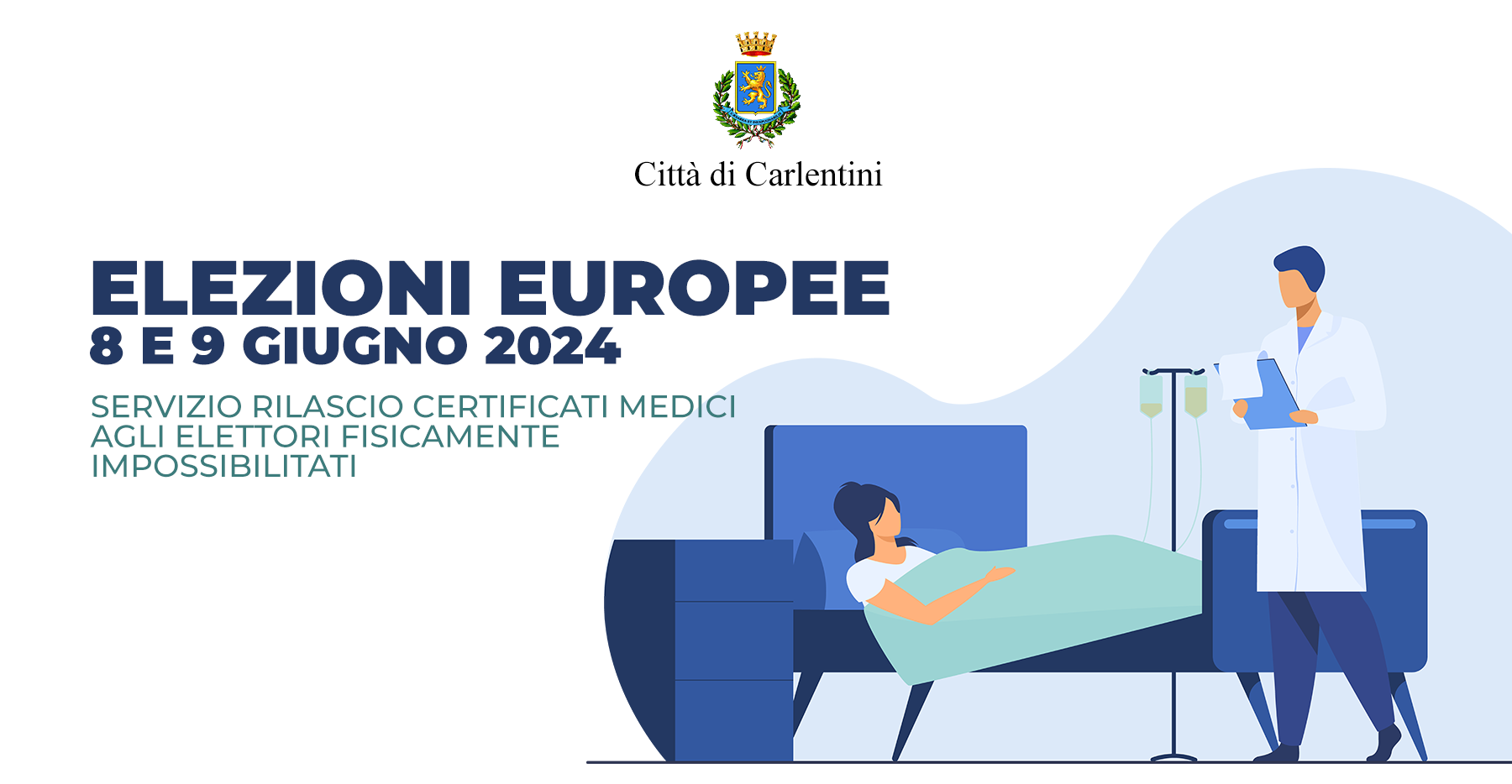 Elezioni europee 2024: servizio di rilascio certificati medici per elettori fisicamente impossibilitati