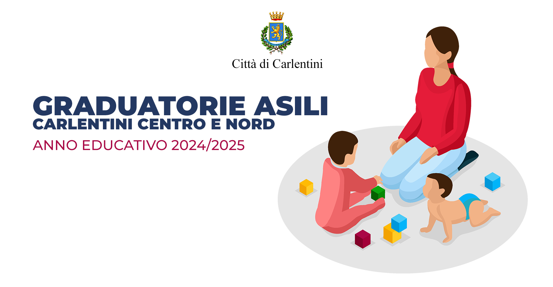 Asili nido: le graduatorie a Carlentini Centro e Nord per l’anno educativo 2024-2025